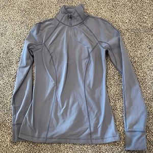 Zella Lightweight Quarter Zip, Periwinkle, Size small